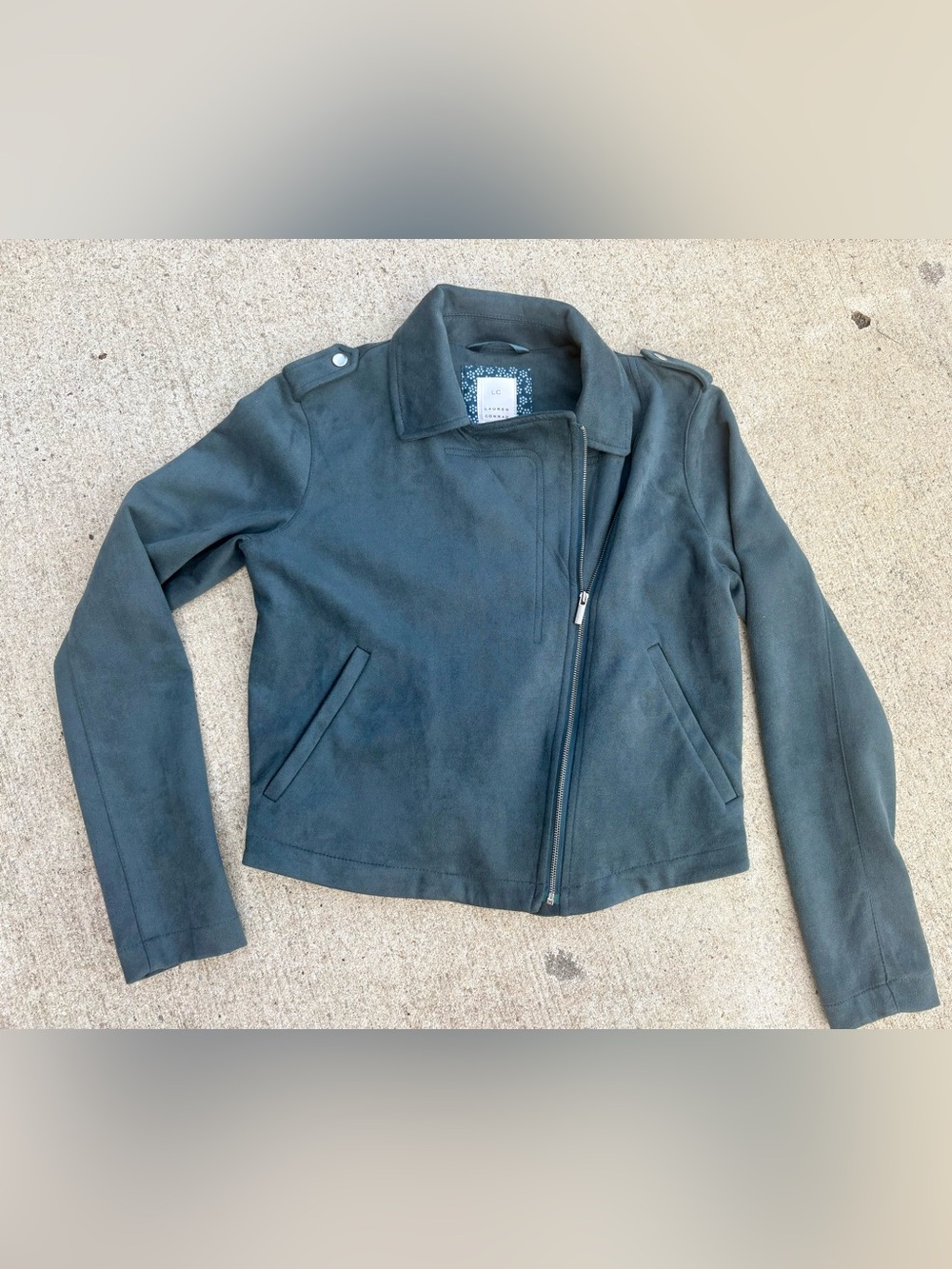LC Lauren Conrad Faux Suede Jacket
